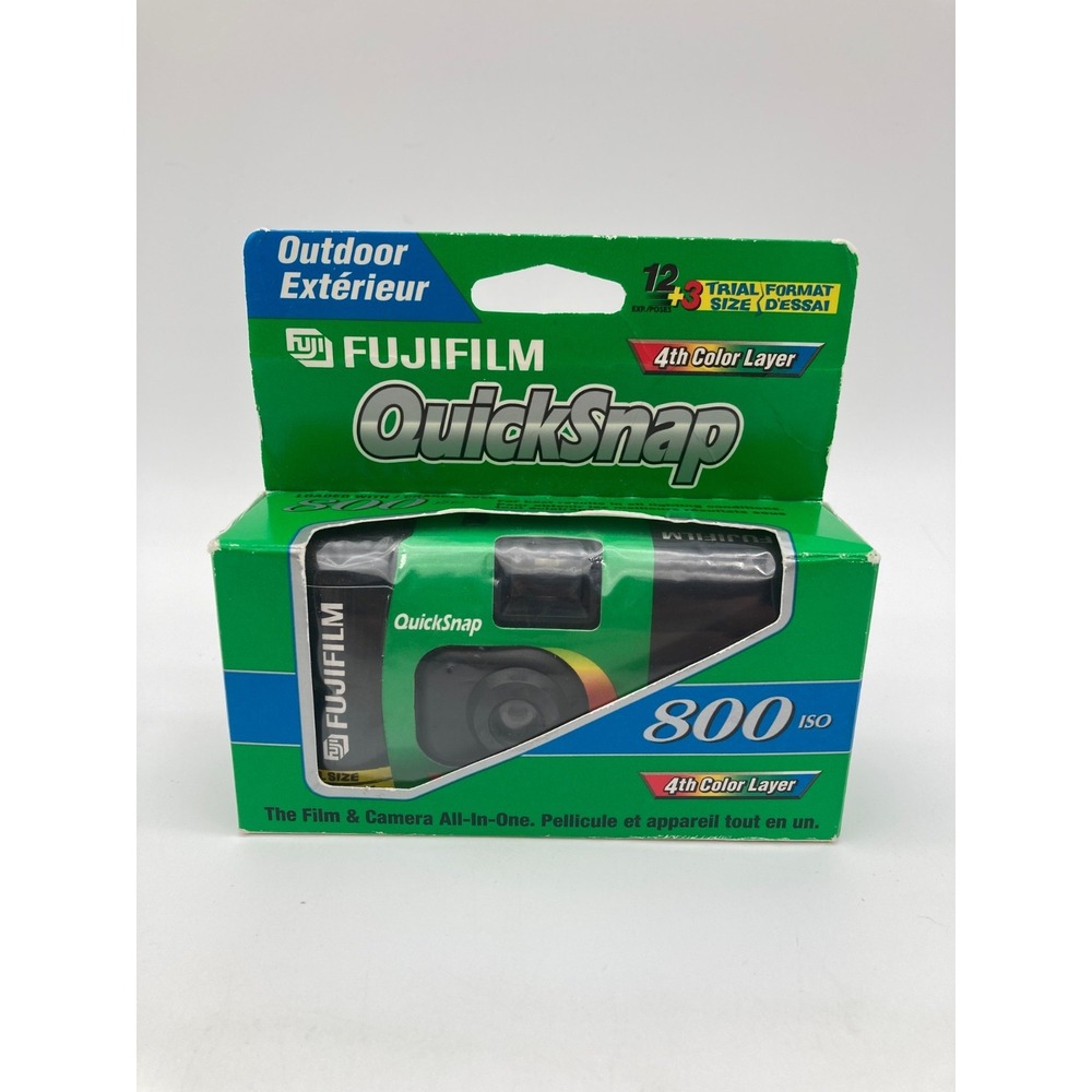 Vintage Fujifilm QuickSnap 800 ISO Outdoor Disposable Camera Expired 2005 NIB